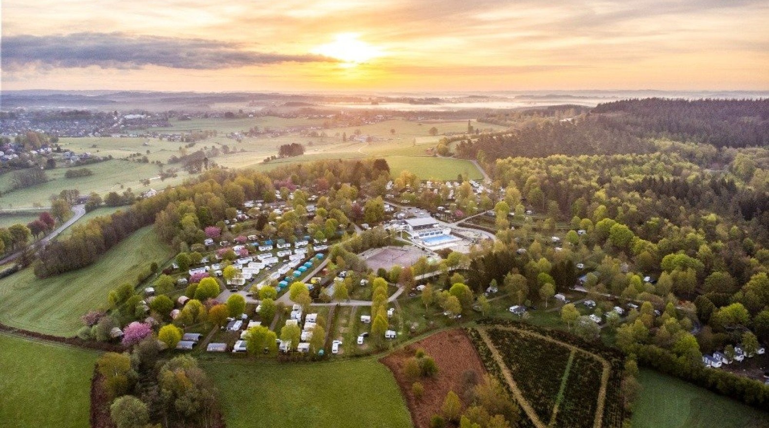 Ardennes camping bertrix drone