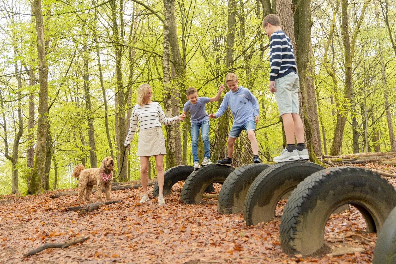Ardennes camping Bertrix play forest 2